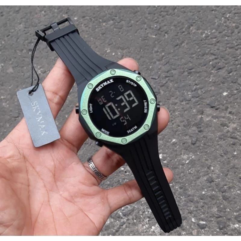 GARANSI ORI 100% Jam Tangan Pria SPORT Digital Original Skymax Anti Air Bisa Dibawa Berenang TERBARU