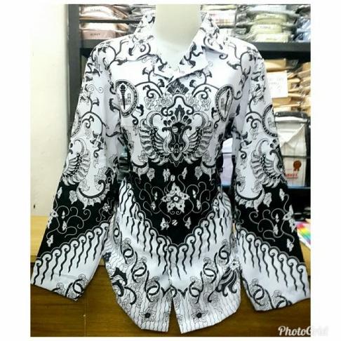 PGRI wanita pake puring bahan semi sutra