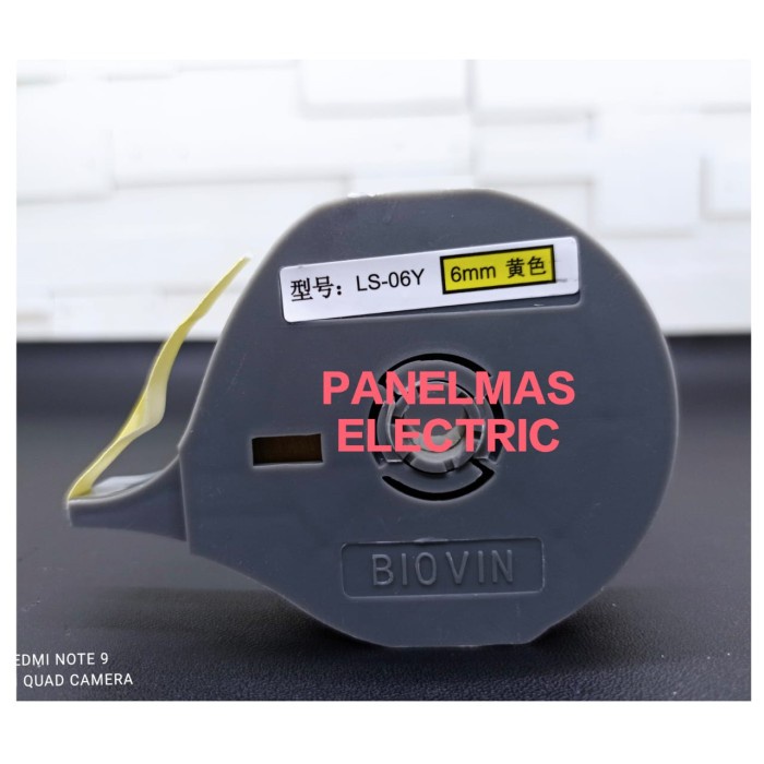 

Sarila Label Mesin Printing Marker Tube Ls-09Y Kuning Biovin