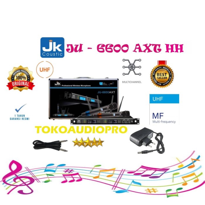 jk coustic ju6600axt ju 6600 axt microphone wireless