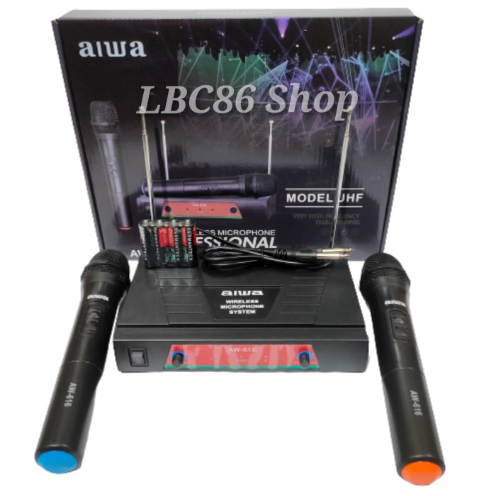mic AIWA AW-616 MICROPHONE WIRELESS
