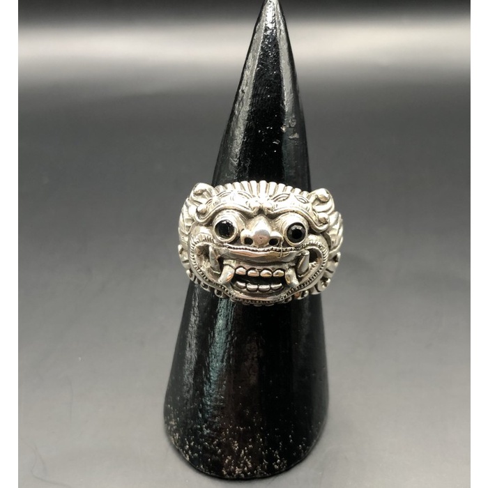Mei Cincin Barong Onyx Perak Bali 925