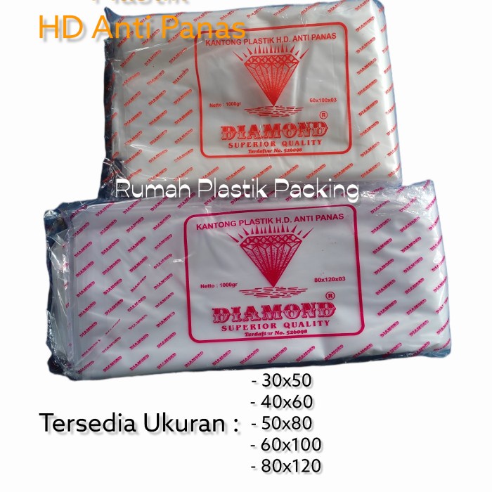 

Promo Plastik Anti Panas Hd Diamond 60X100/80X120/40X60/30X50 /50X80 Tebal Terbaru