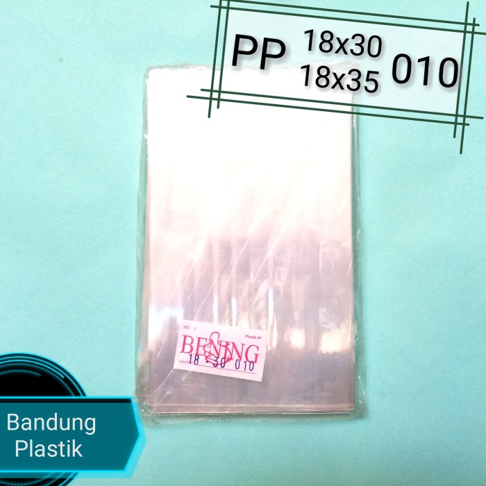 

Promo Plastik Pp 010 Bening 18Cm Tebal Transparan / 18X30 / 18X35 Terbaru