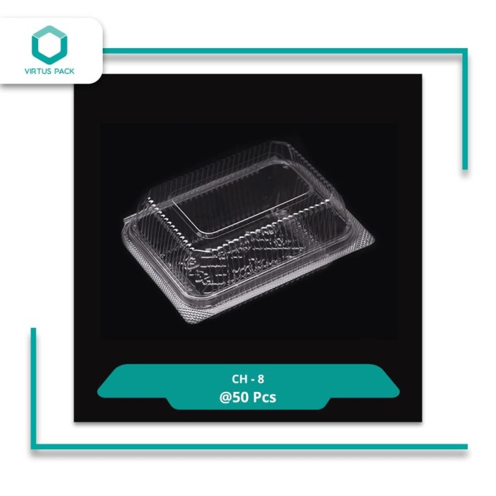 

Promo Virtuspack/ Mika Kue / Mika Sushi / Mika Box Plastik / Ch-8 / 50Pcs Terbaru