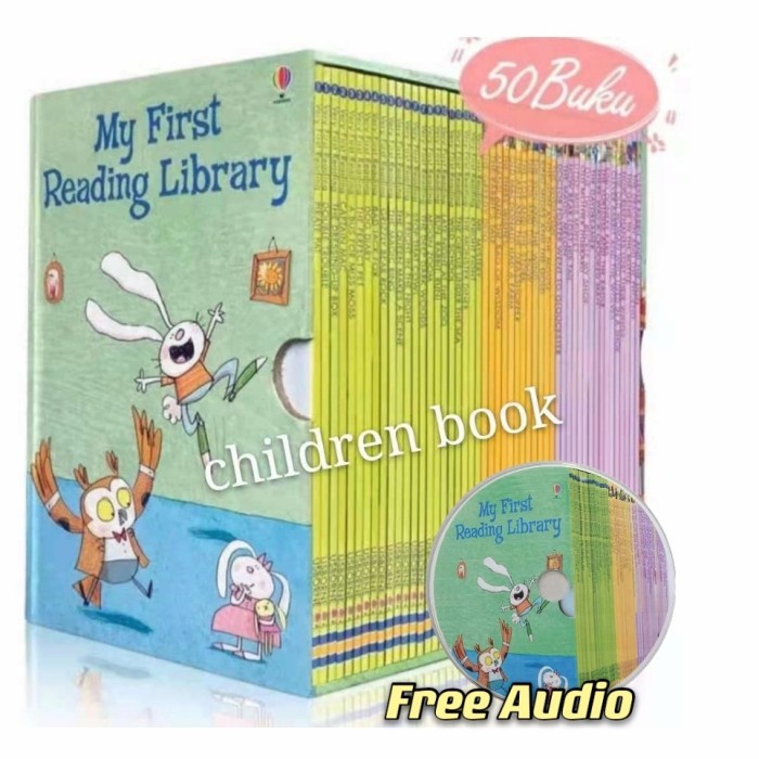 

Usborne My First Reading Library : 1 set isi 50 buku
