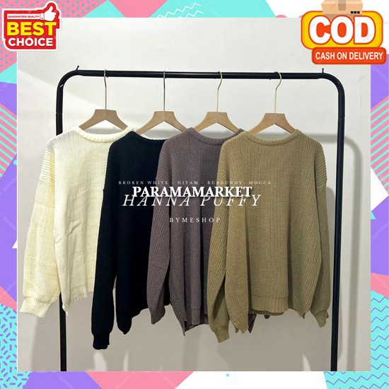Outer Wanita Sweater Baju Lengan Panjang Cewek Kaos Fahion Dewasa Crop Jumbo Oversize Los Angeles Ke