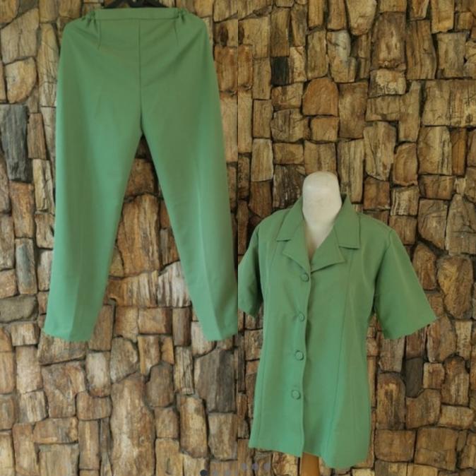 SETELAN BAJU SERAGAM PSL PERSIT CELANA LENGAN PENDEK SRITEX PUSAT