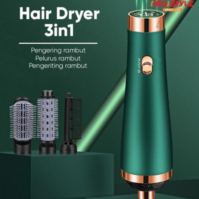 hair dryer sisir blow A05 alat pengering rambut profesional 3in1 ori