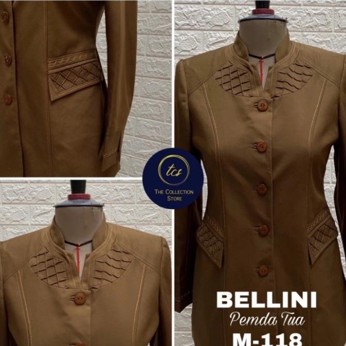 baju seragam asn pns pemda dinas pdh guru pns kantor wanita coklat