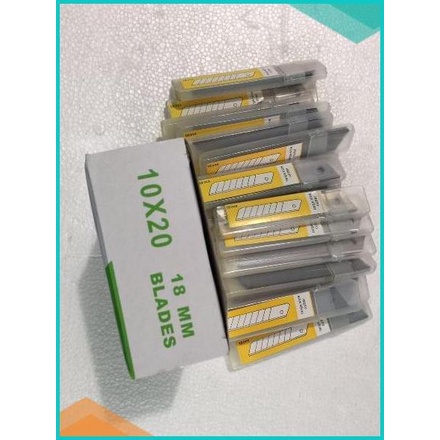 

Mata Cutter Refil Cutter Ukuran Jumbo 1pack Isi 10pcs KUALITAS BAGUS