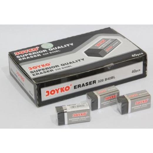 

Terjangkau - PENGHAPUS STIP KECIL JOYKO HITAM / PUTIH EB 40 PACK- 40 PCS