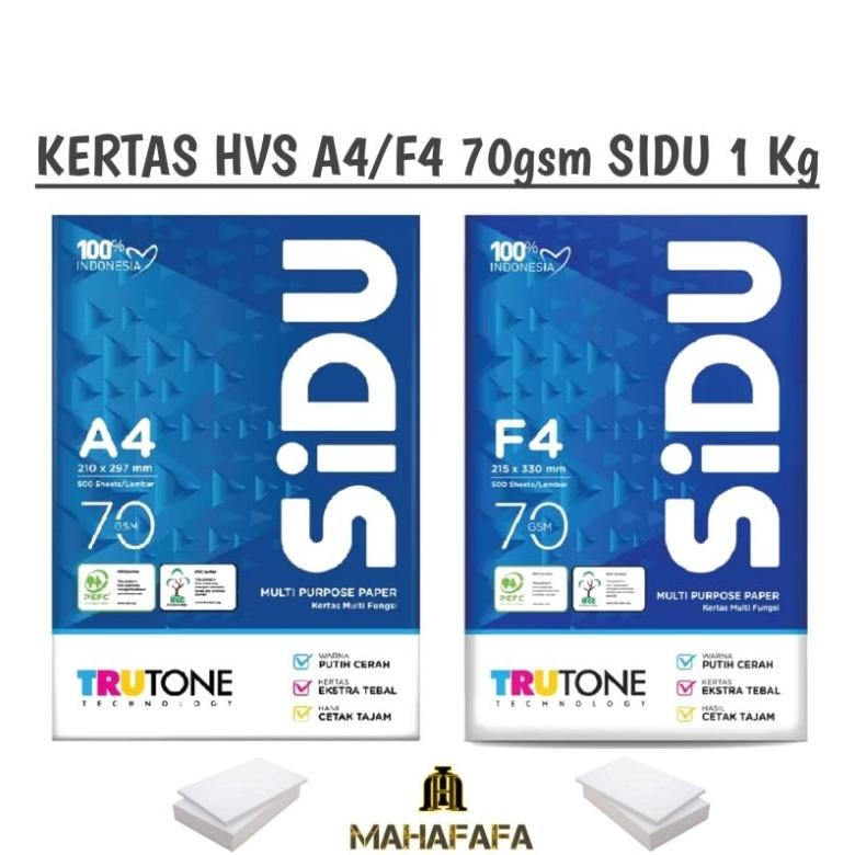 

New KERTAS A4/F4 75GSM 1 KG SIDU Sinar Dunia ..