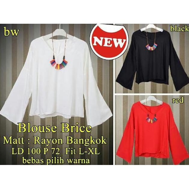 GROSIR PALING MURAH BLOUSE BRICE RAYON BANGKOK TUNIK ORI SETELAN ANAK