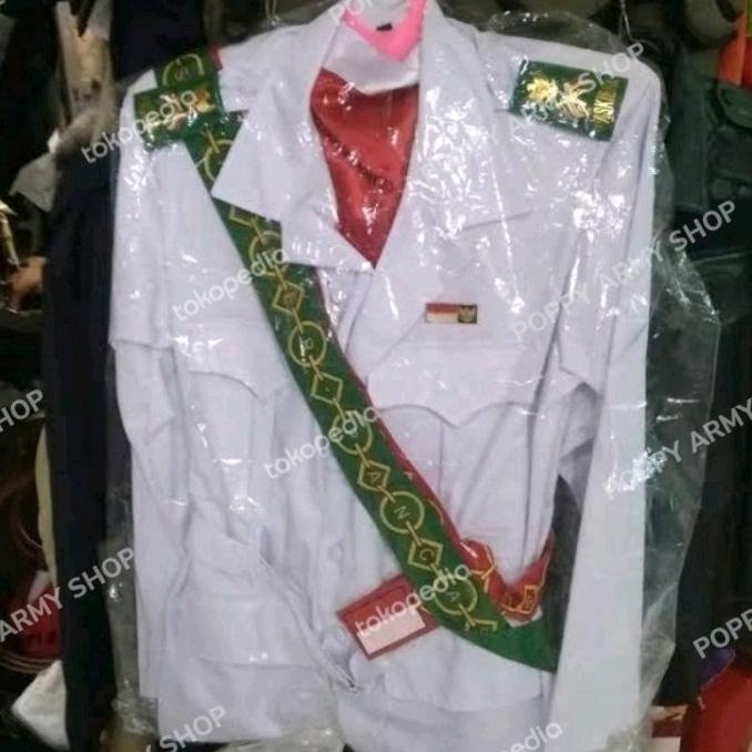 BAJU PDU PASKIBRA PRIA DAN WANITA SET LENGKAP