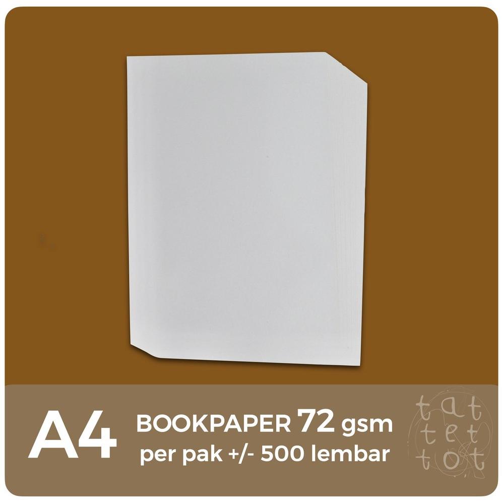 

Kekinian - BOOKPAPER 72 GSM A4 KERTAS IMPERIAL KERTAS NOVEL 72 gsm PER RIM 210x297 mm !!