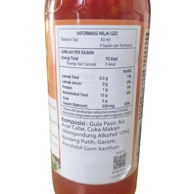 

ern Mae Ploy Sweet Chili Sauce 280ml - Saus Cabe Manis Thailand NON HALAL