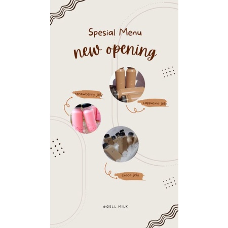 

minuman jelly milk