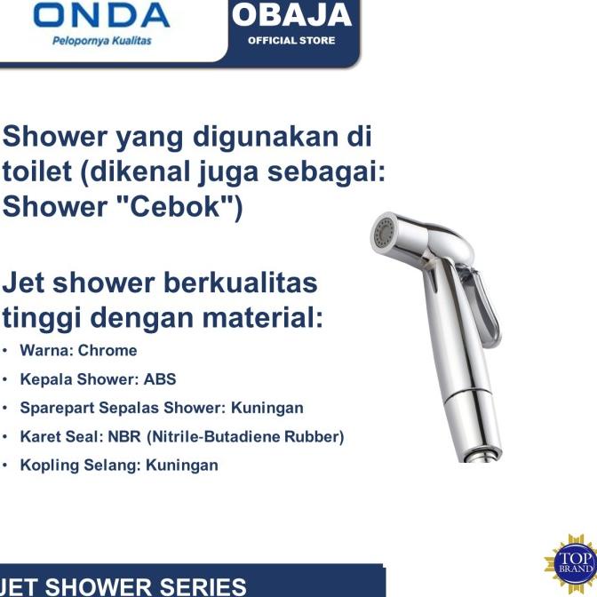 JET SHOWER S 88 CCS ONDA/JET SHOWER/ SHOWER CEBOK PUTIH ONDA S 88 CCS