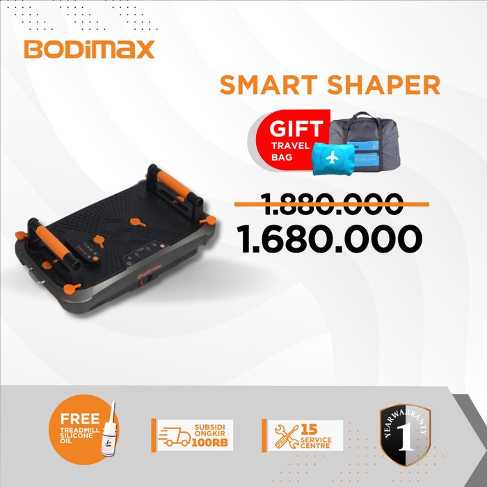 Promo Bodimax Smart Shaper - Slim Vibration Machine / Massager Trainer Plate