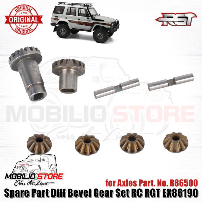 Spare Part Diff Bevel Gear Set Original Rc Rgt Ex86190 Axles # R86500 Kode 989