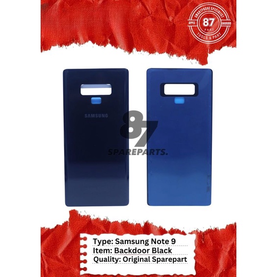Backdoor / Tutup Belakang Samsung Note 9 Original Quality Sparepart