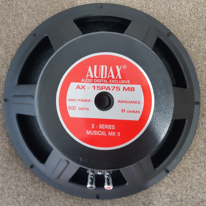 Asli Speaker 15 Inch Audax 600 Watt Original Asli Speaker 15In 15" Audax Free Ongkir