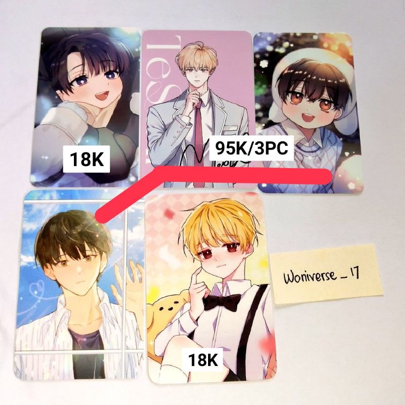 Photocard debut or die dmj Funding Park Moondae, Pc baby Cheongryeo & Moondae