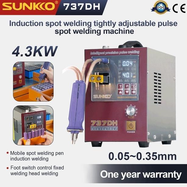 Hotsale Sunkko Mesin Las Spot 737Dh, Alat Las Titik 18650 Daya Tinggi
