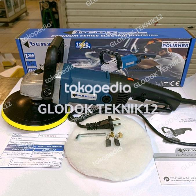 Mesin Poles Mobil Benz 7 Inch / Polisher Benz 7" Bz 8207 / Benz Bz8207