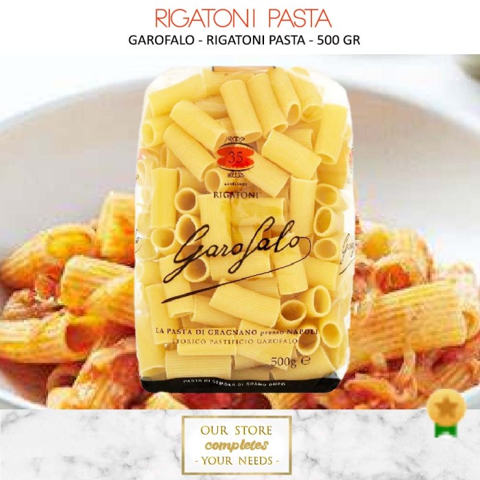 

Promo Garofalo Rigatoni Rigate Spagheti Pasta Gorofalo Rigatoni 500