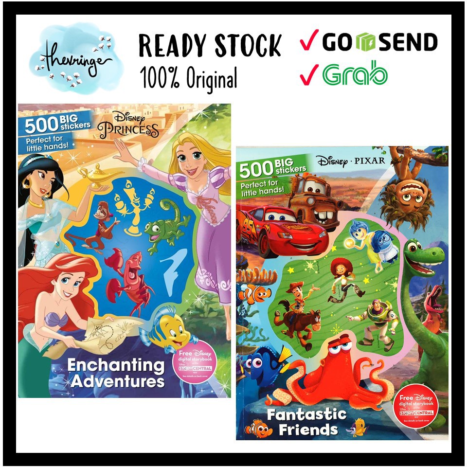 

500 Stiers Disney Princess / Pixar Enchanting Adventures / Fantastic Friends