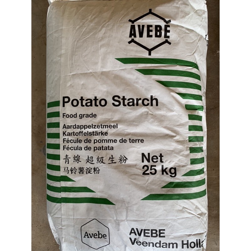 

Potato Starch / Tepung Pati Kentang / Tepung Kentang Ex Holland Avebe (1Kg)