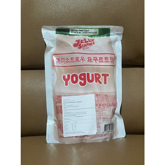 

Yogurt Jelly Straws / Jeli agar rasa Yoghurt / Jelly korea 20p 386g Best Seller