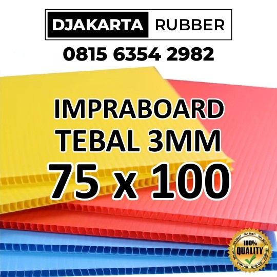 

DR Impra Board infraboard Corrugated Board TEBAL 3mm 75 x 100 cm