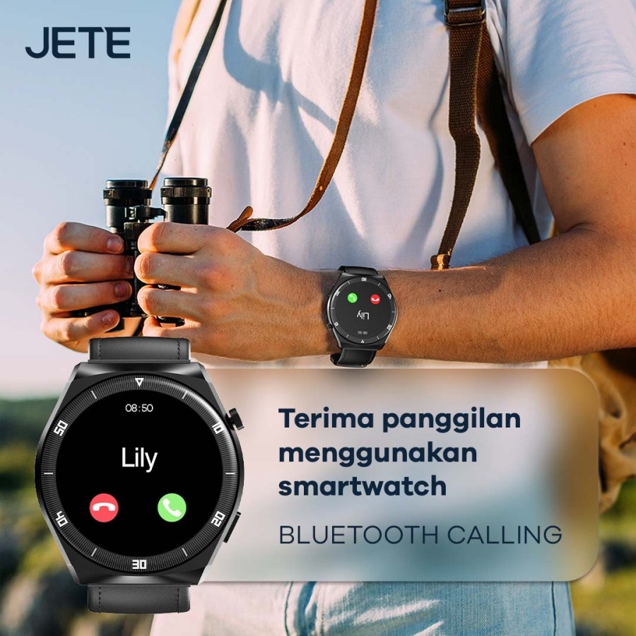 Jete Am2 Smartwatch Amoled Screen With Wireless Charging