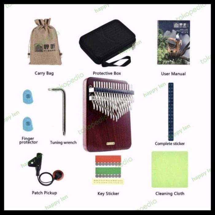Kalimba - Stock Terbaru Lingting 34 Keys Kalimba Best Quality