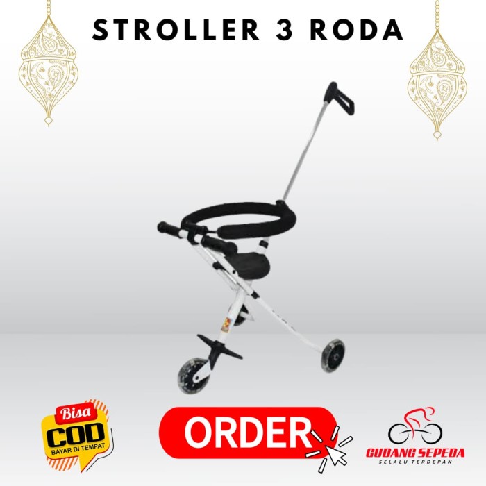 Promo Stroller Anak 3 Roda Kereta Dorong Bayi