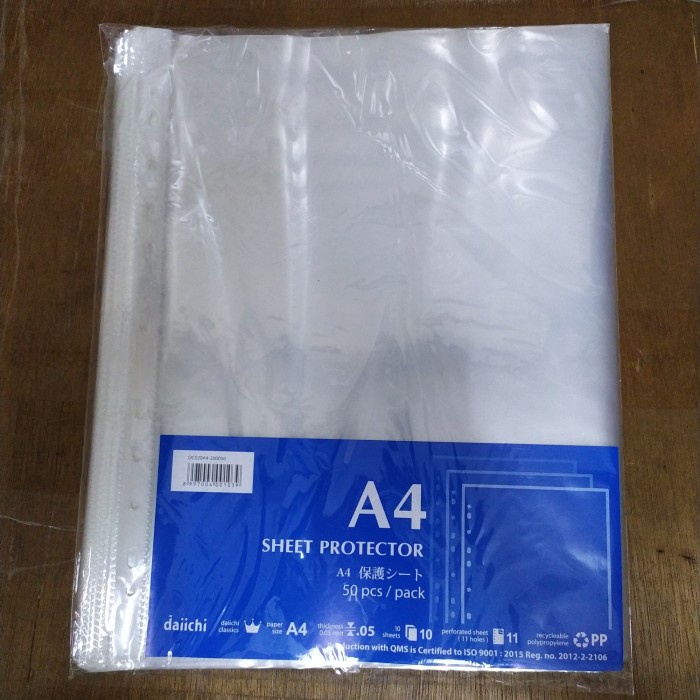 

Asli Pp Pocket A4 Daiichi Original