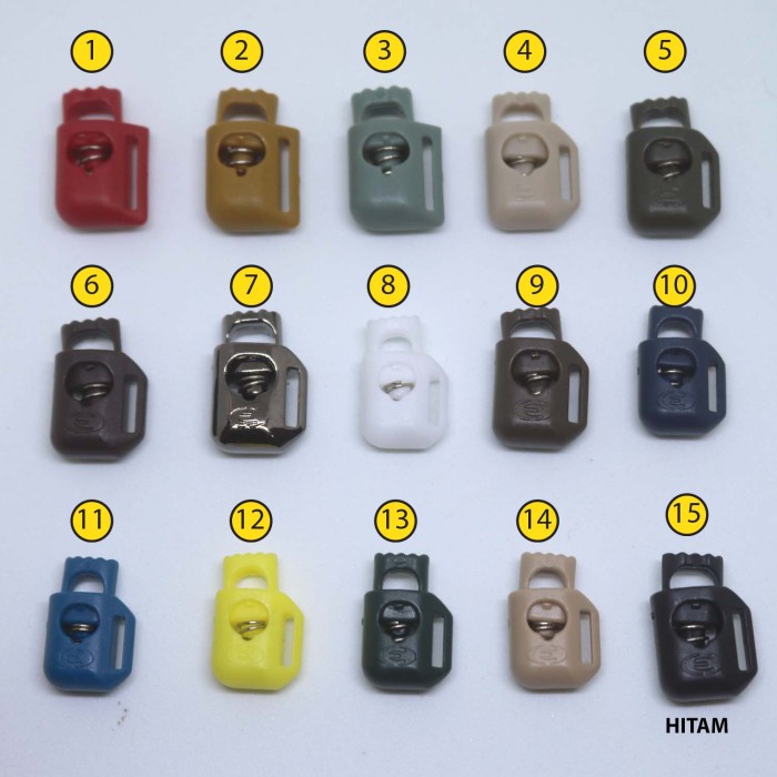 Lock Stoper Stopper Pengunci Tali Jaket Sepatu Celana