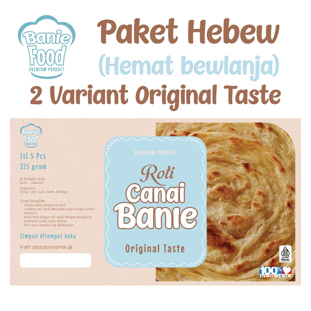 

Paket Hebew 2 Varian Original Taste