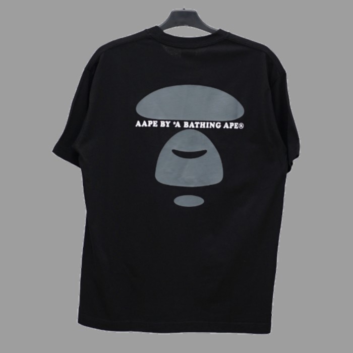 TSHIRT AAPE A BATHING APE MONKEY FACELESS BLACK ORIGINAL UNISEX - M