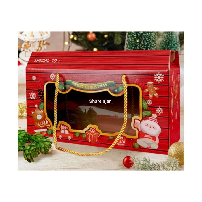 Box Kotak Packaging Hampers Kado Natal Christmas 4 Toples 500g #5