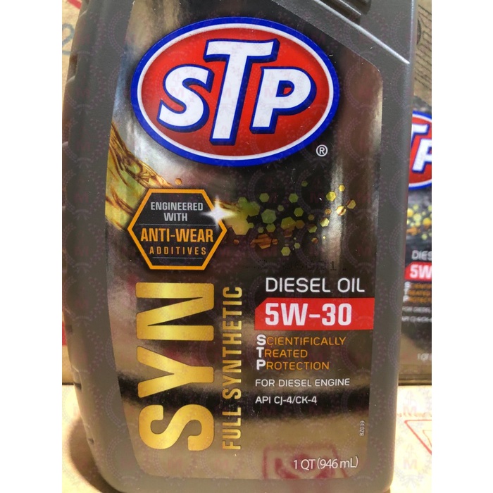 STP Oli Mesin Diesel SAE 5W30 5W-30 5W/30 Full Synthetic API CJ-4 CK-4 star