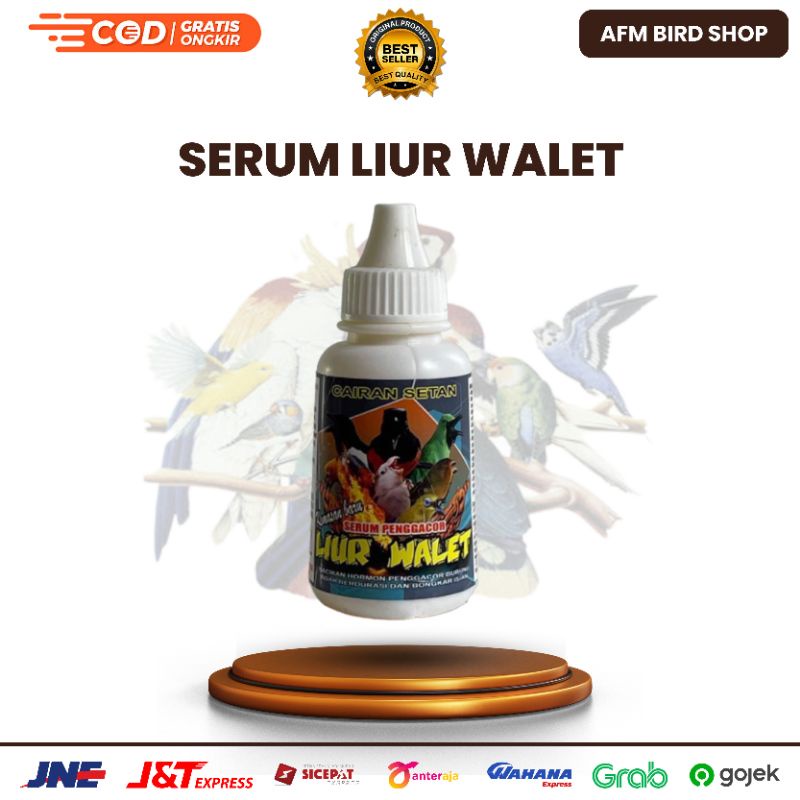 Cairan Setan Serum Liur Walet Penggacor Burung dan Durasi Lomba FREE SHAMPO TOXIC