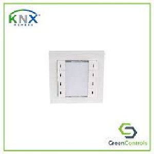 ✅Ready Greencontrols Knx Push Button 4-Fold White No Frame Terbaru