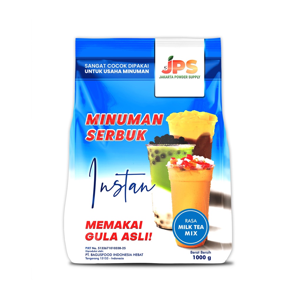 

Jps X Lk Tea 1 Kg / Teh Susu - Bubuk Numan Tercampur Gula / Powder Drink / Serbuk Instan