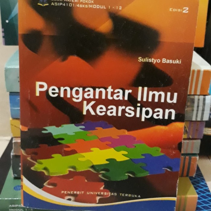 

buku pengantar ilmu kearsipan by Prof. Dr. Sulistyo Basuki