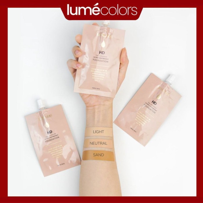 UMECOLORS FOUNDATION SACHETS 10 ML LUMECOLORS FOUNDATION LUMECOLORS