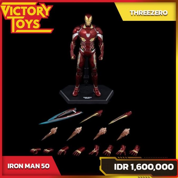 Infinity Saga Dlx Iron Man Mark 50 1/12 By Threezero